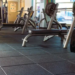 Action Sport Rubber Gym Tile 10% Color 1 Inch x 2x2 Ft.