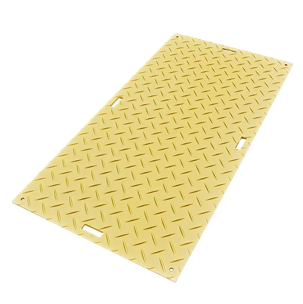 Blue Gator Lite Ground Protection Diamond Mat Tan 3/8 Inch x 4x8 Ft.