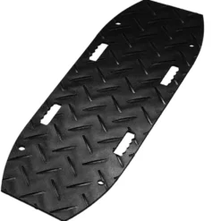 Blue Gator Recovery Traction Diamond Mat Black 1/2 Inch x 1.6x4 Ft.