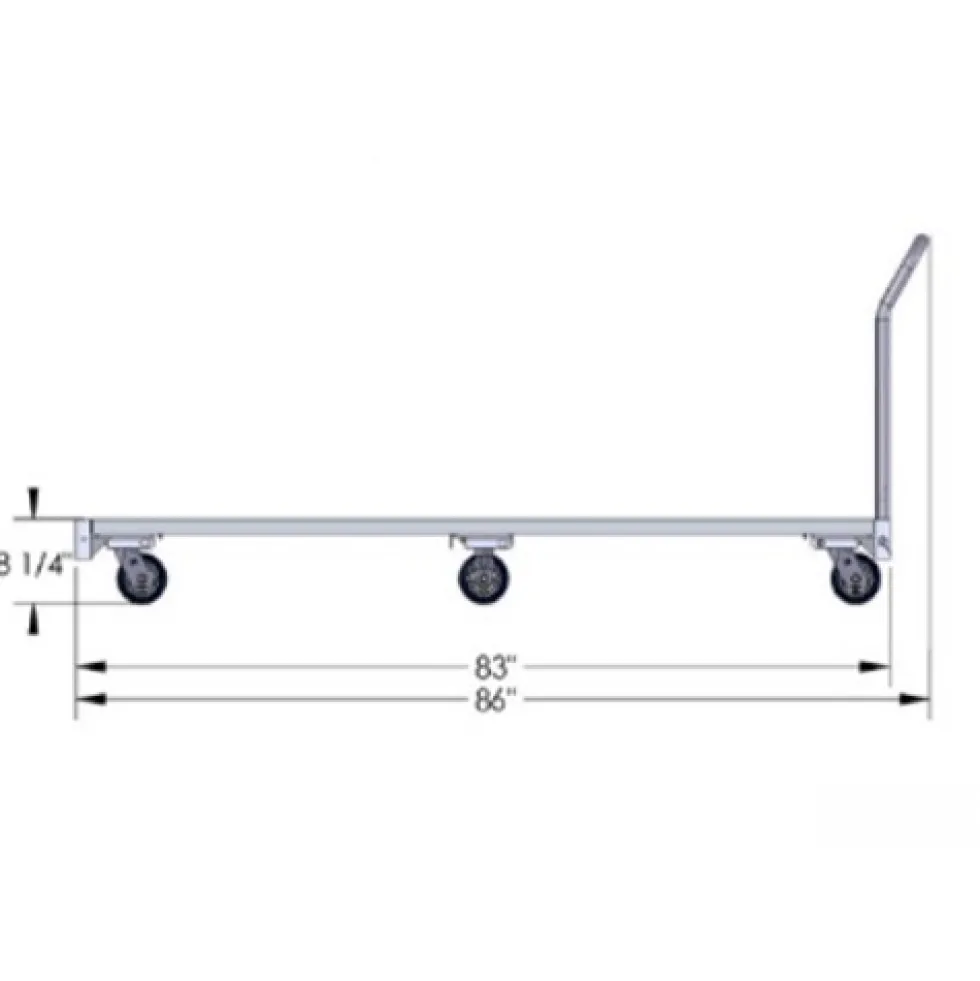 Cart for Protective Carpet Tile