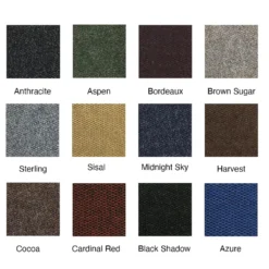 Champion XP Carpet Squares Tile 1/4 Inch x 19.69x19.69 Inches 12 per Carton