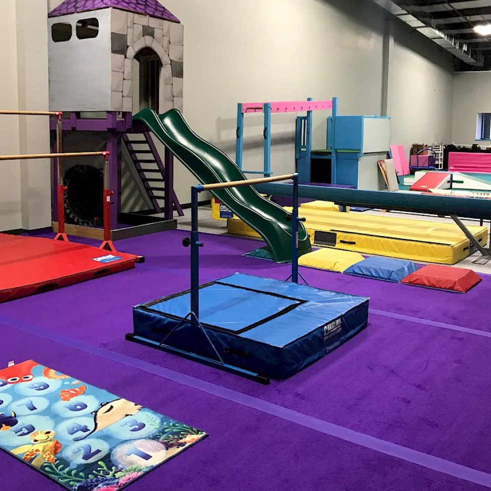 Cheerleading Mats 6x42 ft x 2 Inch Poly Flexible Roll - Select