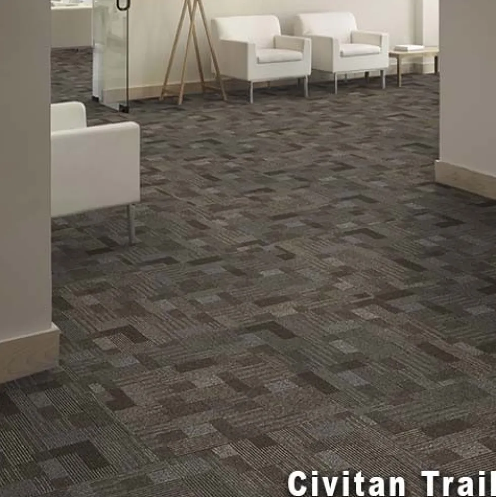 Cityscope Commercial Carpet Tile 5.08 mm x 24x24 Inches Carton of 24