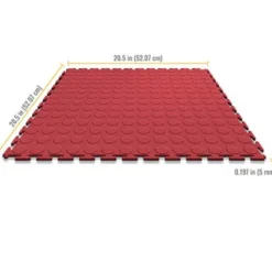 Coin Top Home Floor Tile Colors 8 tiles 5 mm x 20.5x20.5 Inches
