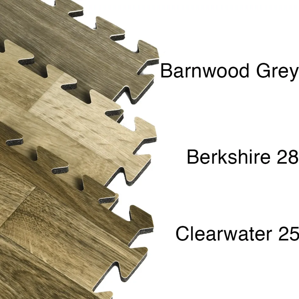 Comfort Flex Tile 1/2 Inch x 10x20 Ft. Kit Beveled Edges