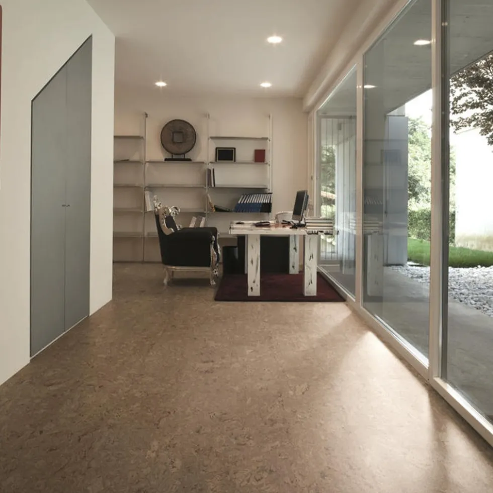 Cork Laminate Flooring Coffee 1/2 Inch x 35-5/8 x 11-5/8 Inches