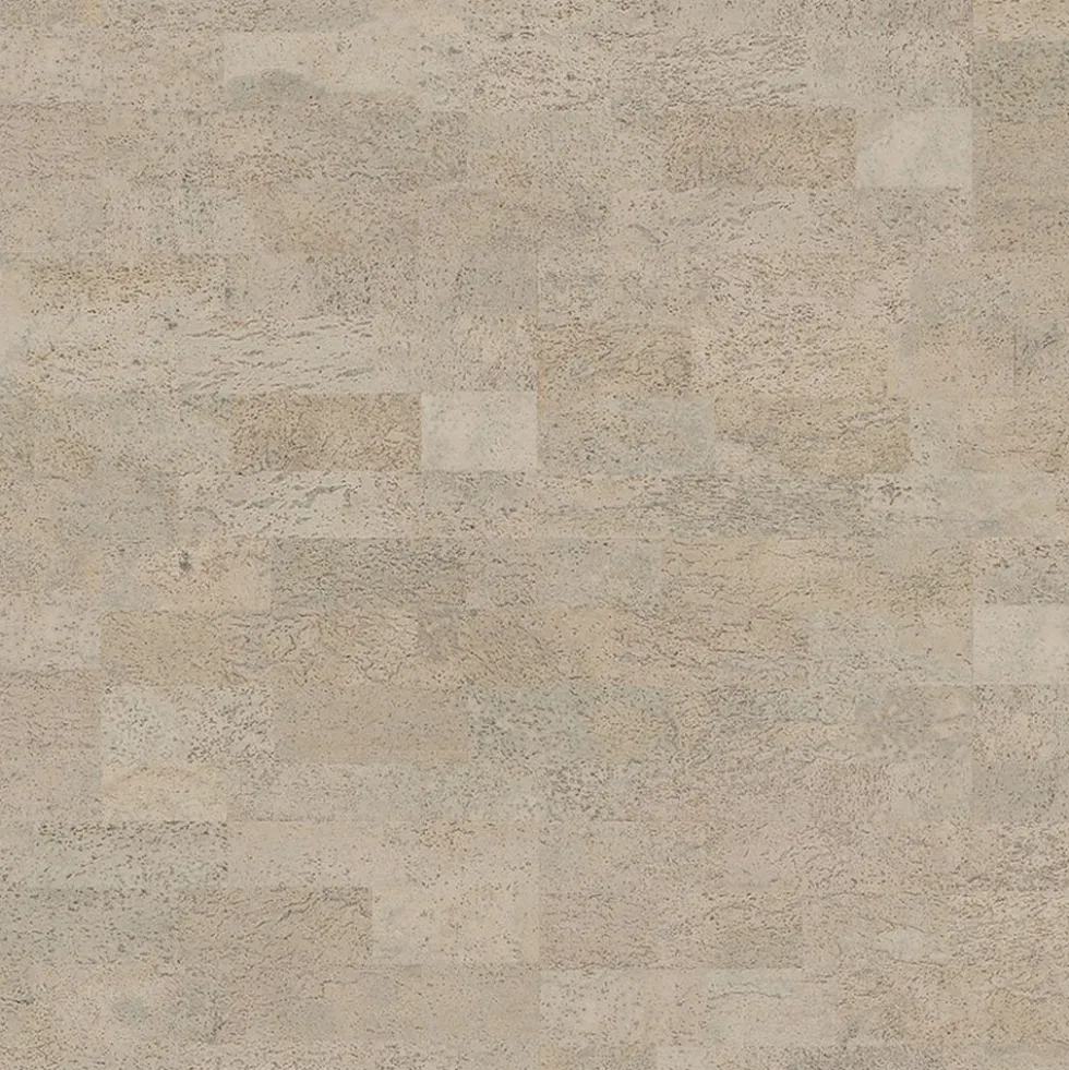 Cork Laminate Floor Tile Creme 1/2 Inch x 35-5/8 x 11-5/8 Inches