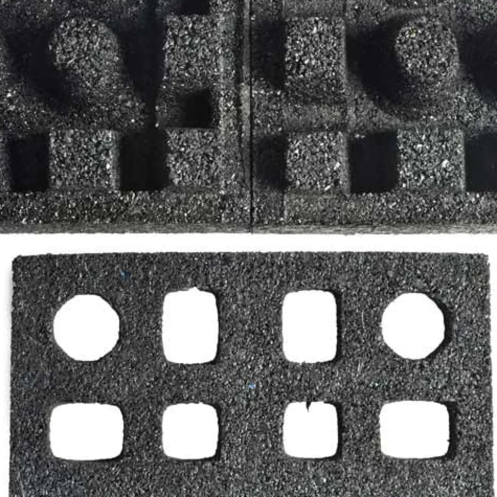dBTile Gym Floor Tile Standard Colors 2.5 Inch x 2x2 Ft. with Quad Blok