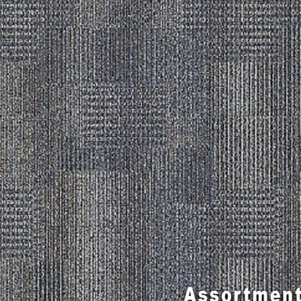 Design Medley II Commercial Carpet Tile 5.9 mm x 24x24 Inches Carton of 18