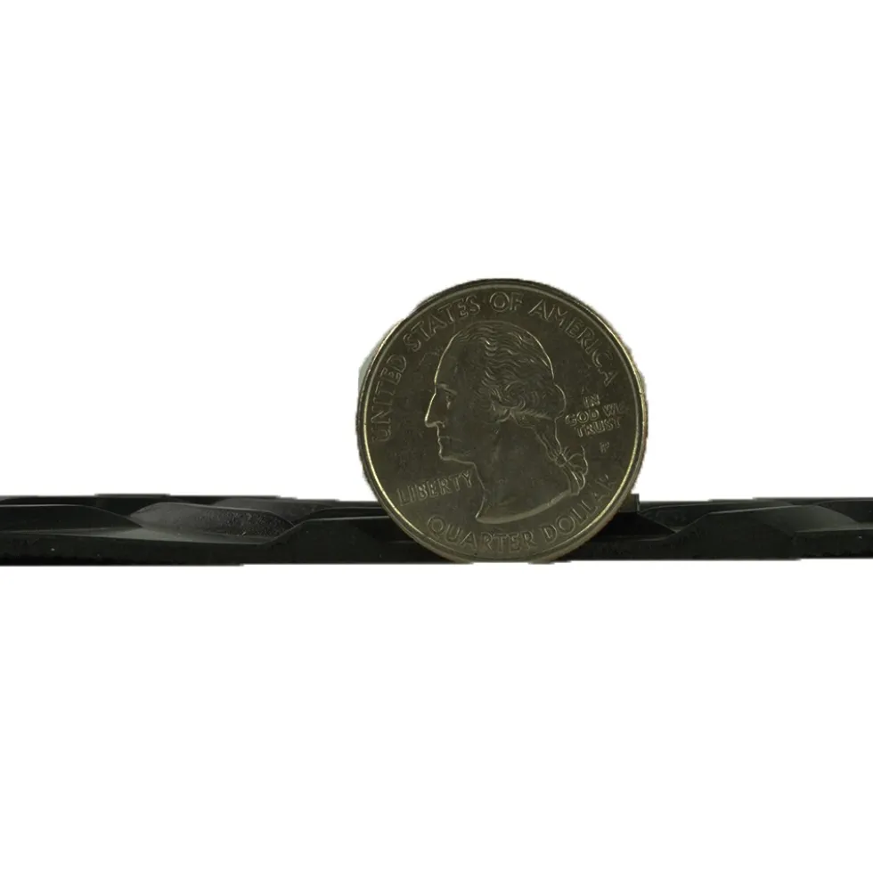 Diamond Industrial Runner Black 2x75 feet