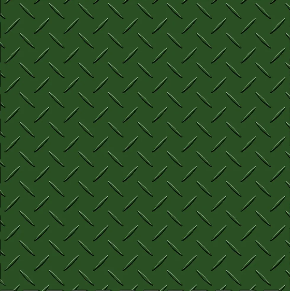 Diamond Plate Garage Floor Tile Colors 8 tiles 5 mm x 20.5x20.5 Inches