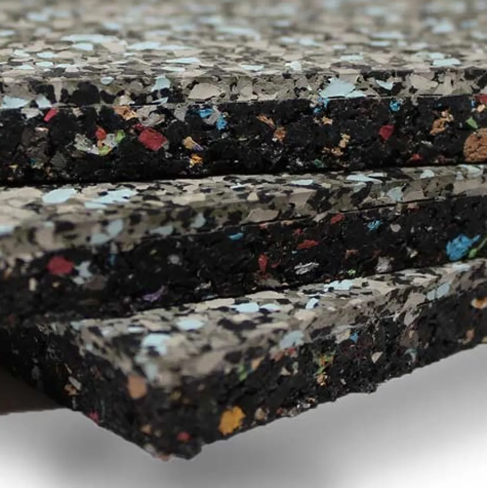 Domination Rubber Interlocking Tiles 12 mm x 37x37 Inches