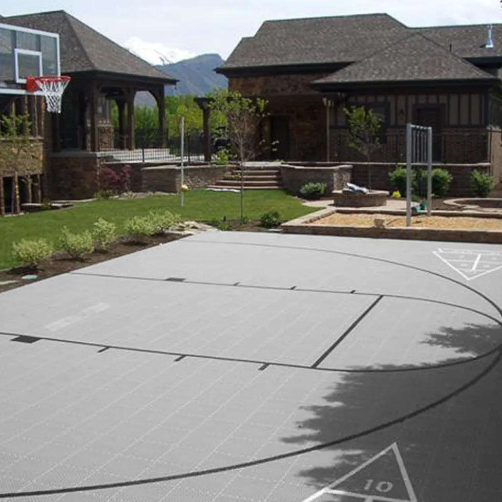 DunkStar BaseCourt Outdoor Tile 5/8 Inch x 1x1 Ft.