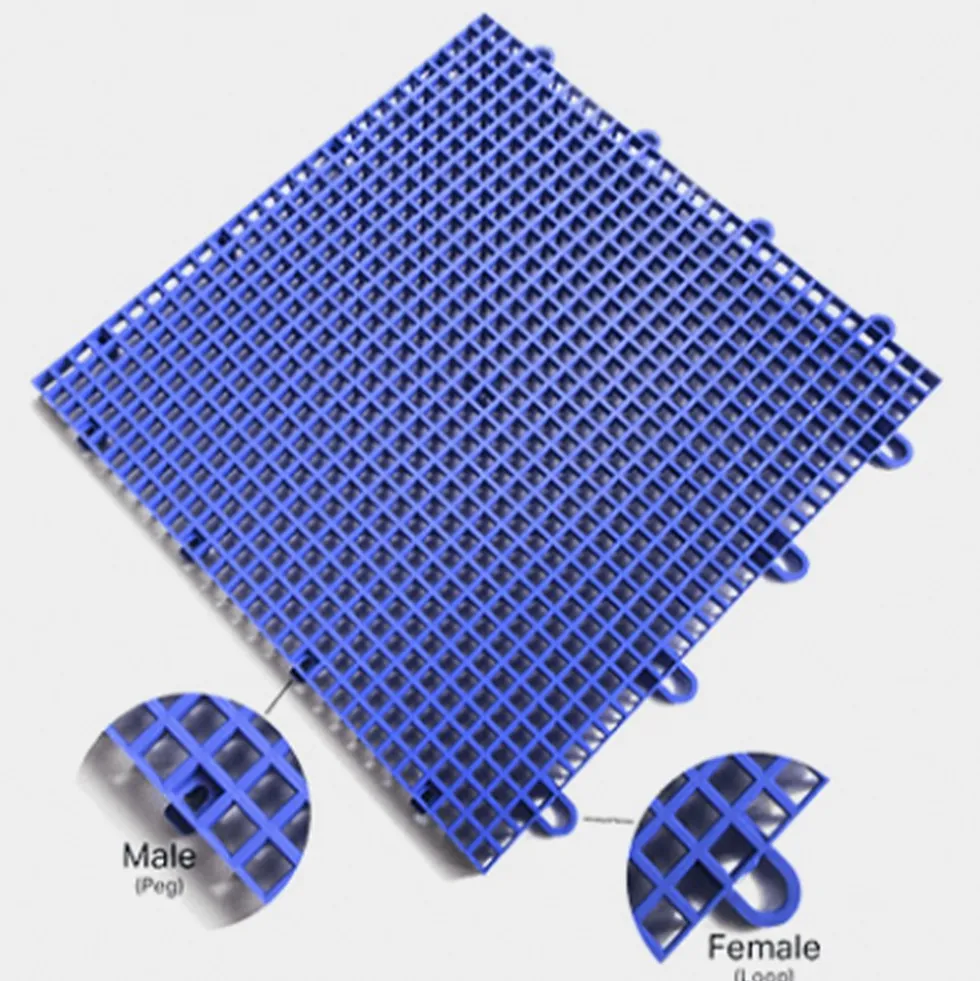 DunkStar BaseCourt Outdoor Tile 5/8 Inch x 1x1 Ft.