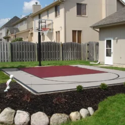 DunkStar BaseCourt Outdoor Tile Kit with Lines 30x60 Ft.