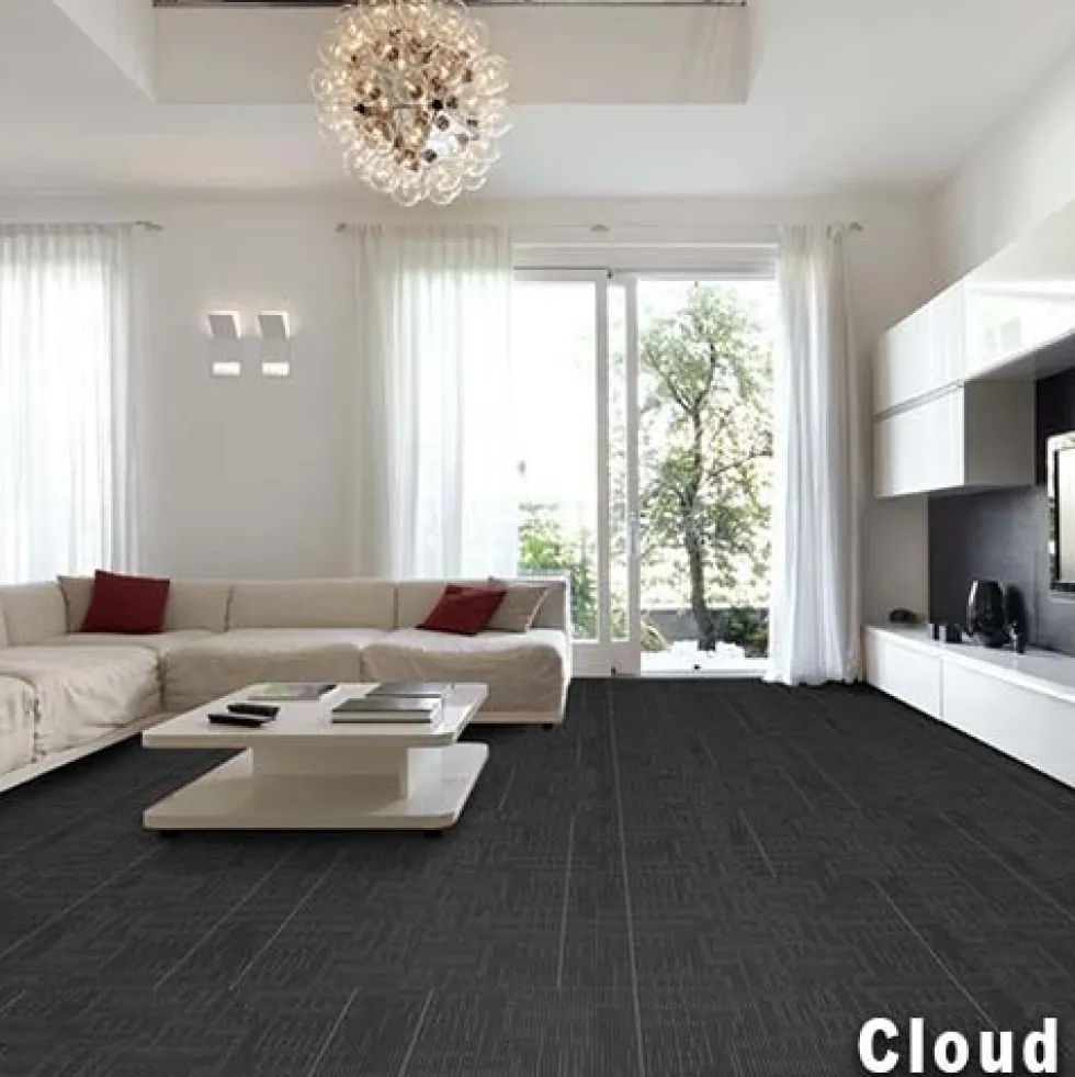 Echo Commercial Carpet Planks 1/4 Inch x 12x48 Inches Carton of 14