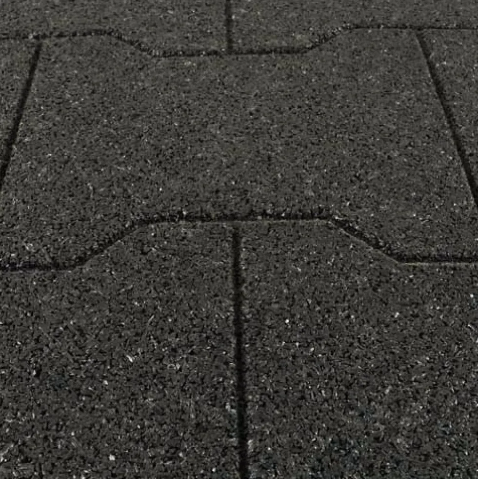 Equine Paver Tile Black 30 mm x 2x2 Ft.