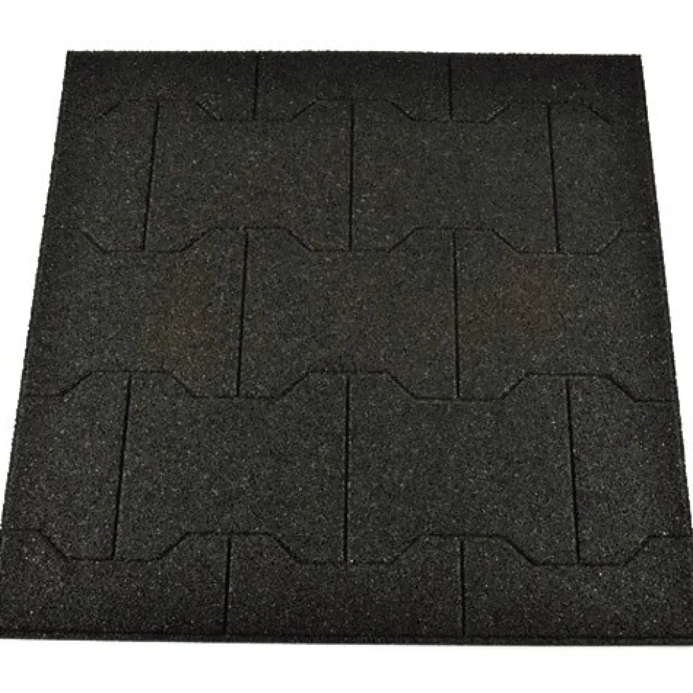 Equine Paver Tile Black 30 mm x 2x2 Ft.