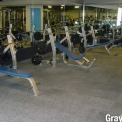 Fit Weave Heavy Duty Gym Carpet Tiles 3/8 Inch x 19-11/16x19-11/16 Inches Carton of 20