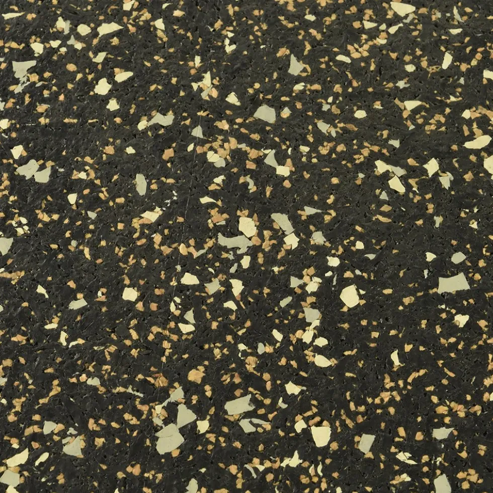 FlexeCork Interlocking Cork Rubber Tile 1/2 Inch x 3x3 Ft.