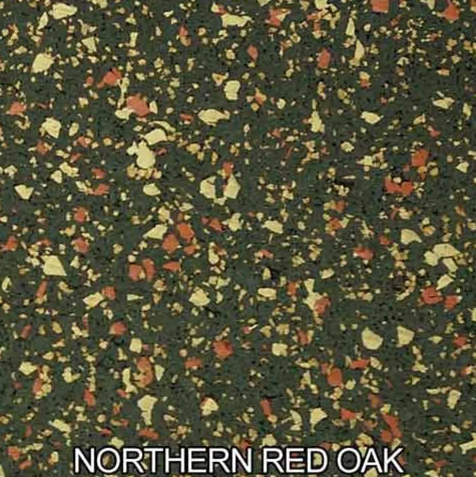 FlexeCork Interlocking Cork Rubber Tile 1/4 Inch x 3x3 Ft.
