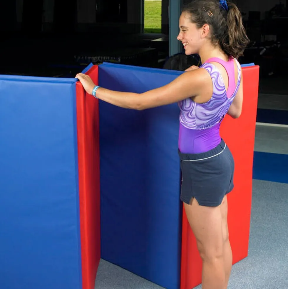 Foldable Gym Mat Combo Soft-Firm Foam 4x10 Ft. x 2-3/8 Inch V4