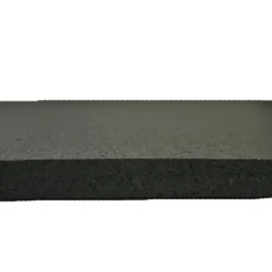 ForceFit Athletic Rolled Rubber Black 1/2 Inch x 4 Ft. Wide Per SF