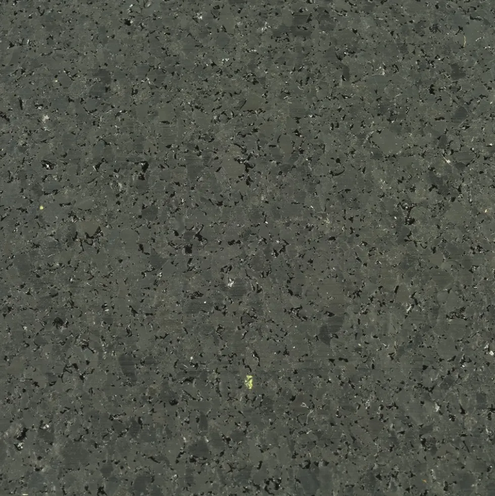 ForceFit Athletic Rolled Rubber Black 6 mm x 4 Ft. Wide Per SF