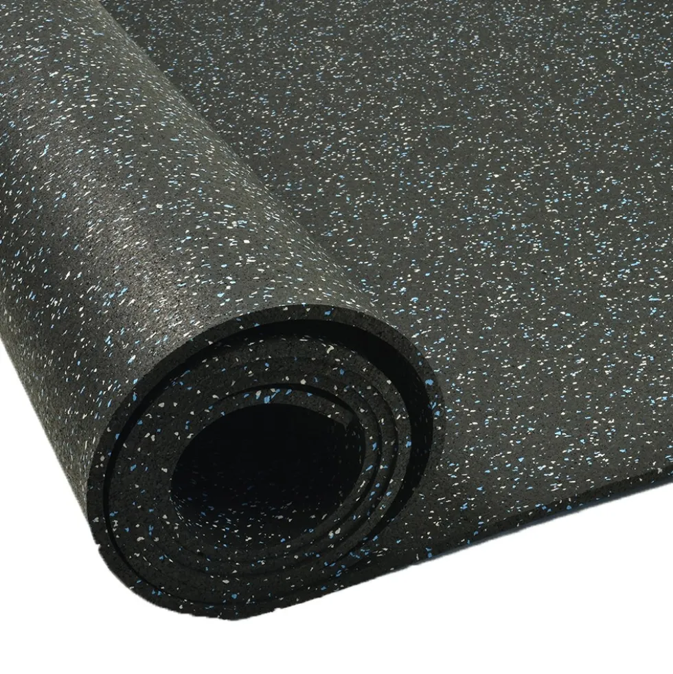 ForceFit Athletic Rolled Rubber 10% Color 3/8 Inch x 4 Ft. Wide Per SF