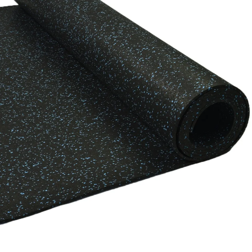ForceFit West Athletic Rolled Rubber 10% Color 6 mm x 4 Ft. Wide Per SF