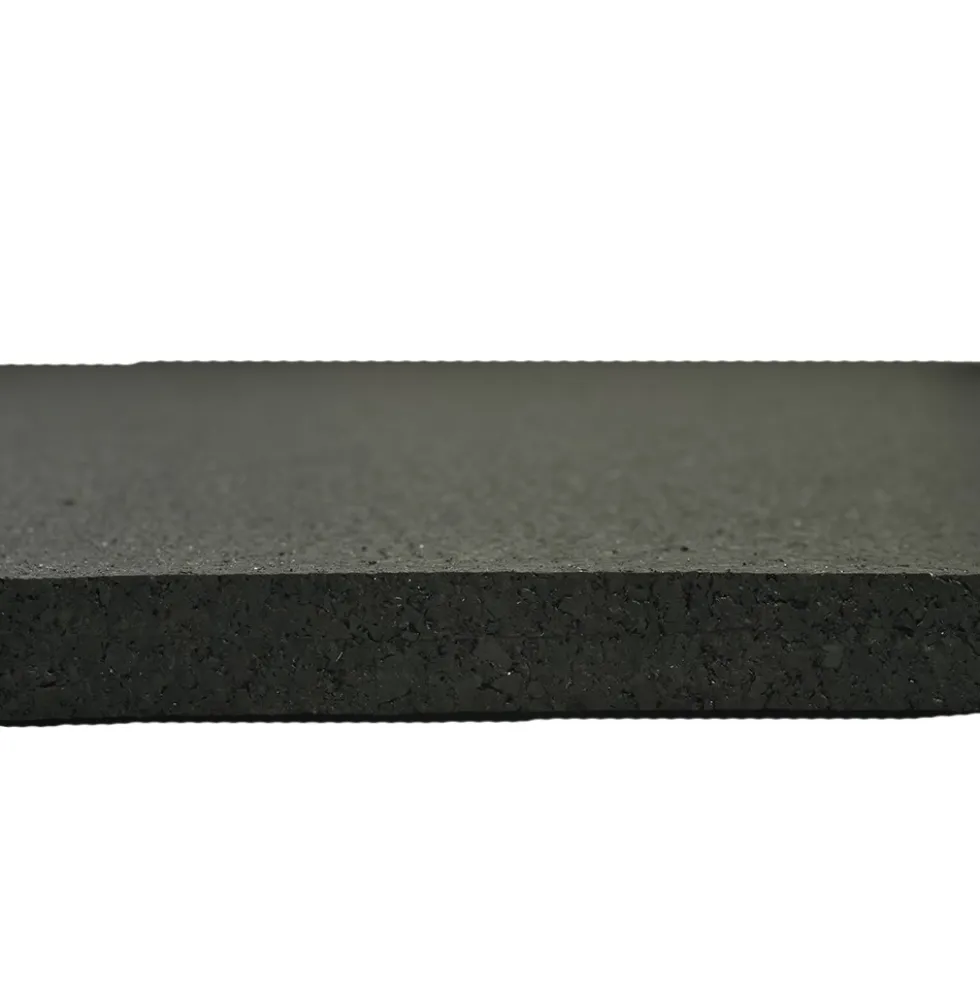 ForceFit West Athletic Rolled Rubber Black 1/2 Inch x 4 Ft. Wide Per SF