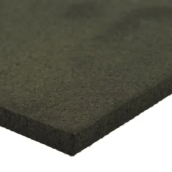 ForceFit West Athletic Rolled Rubber Black 6 mm x 4 Ft. Wide Per SF