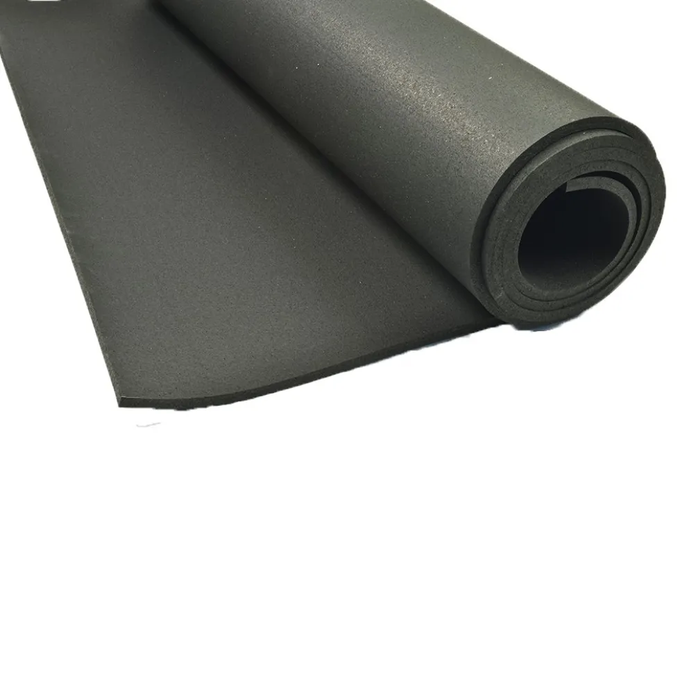 ForceFit West Athletic Rolled Rubber Black 3/8 Inch x 4 Ft. Wide Per SF