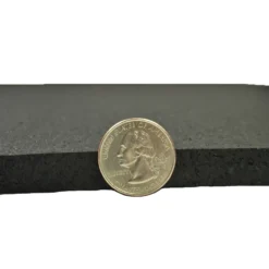 ForceFit West Athletic Rolled Rubber Black 8 mm x 4 Ft. Wide Per SF
