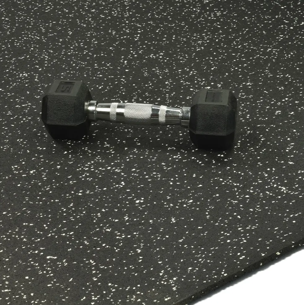 ForceFit West Athletic Rolled Rubber 10% Color 3/8 Inch x 4 Ft. Wide Per SF