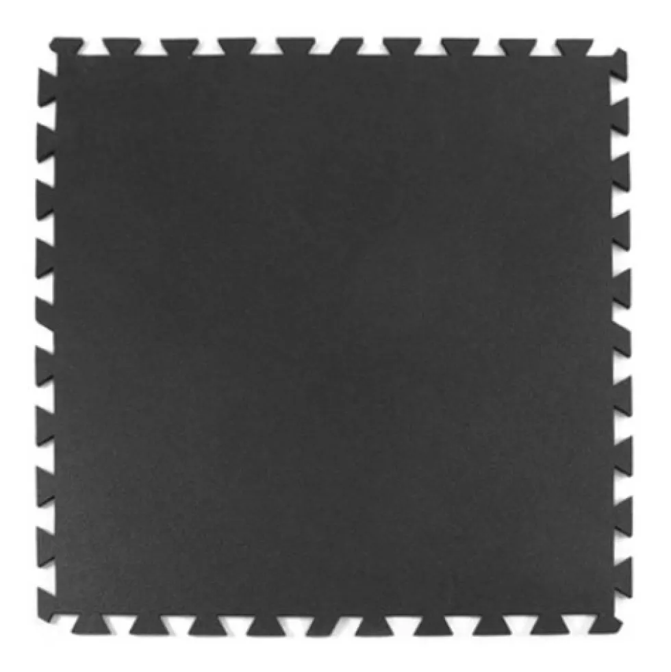 Geneva Rubber Tile Black 1/4 Inch x 3x3 Ft.