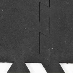 Geneva Rubber Tile Black 8 mm x 3x3 Ft.