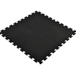 Geneva Rubber Tile Black 8 mm x 3x3 Ft.
