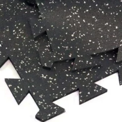 Geneva Rubber Tile 10% Color 1/2 Inch x 3x3 Ft.