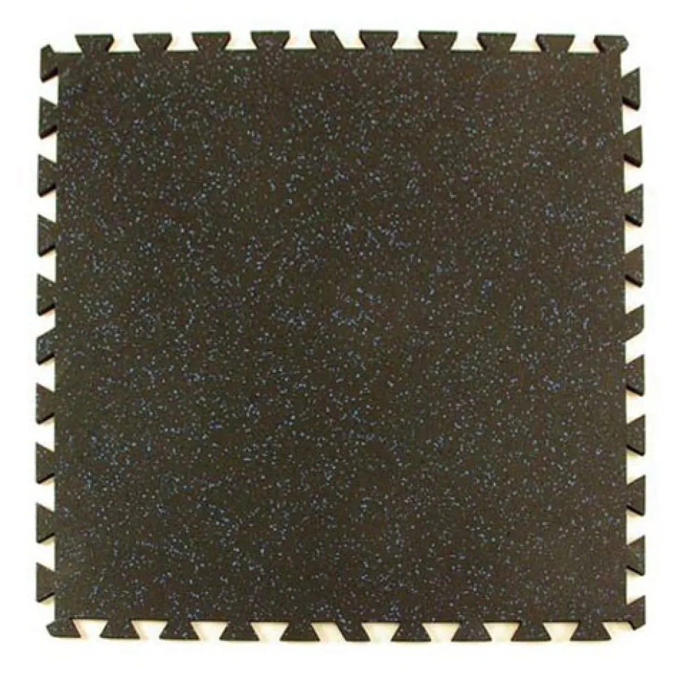 Geneva Rubber Tile 10% Color 3/8 Inch x 3x3 Ft.