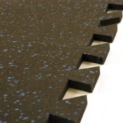 Geneva Rubber Tile 10% Color 3/8 Inch x 3x3 Ft.