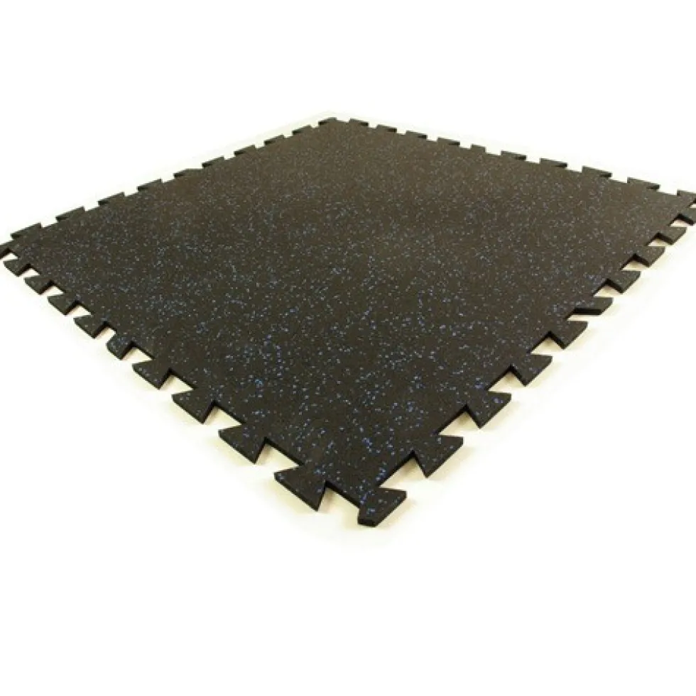 Geneva Rubber Tile 10% Color 3/8 Inch x 3x3 Ft.