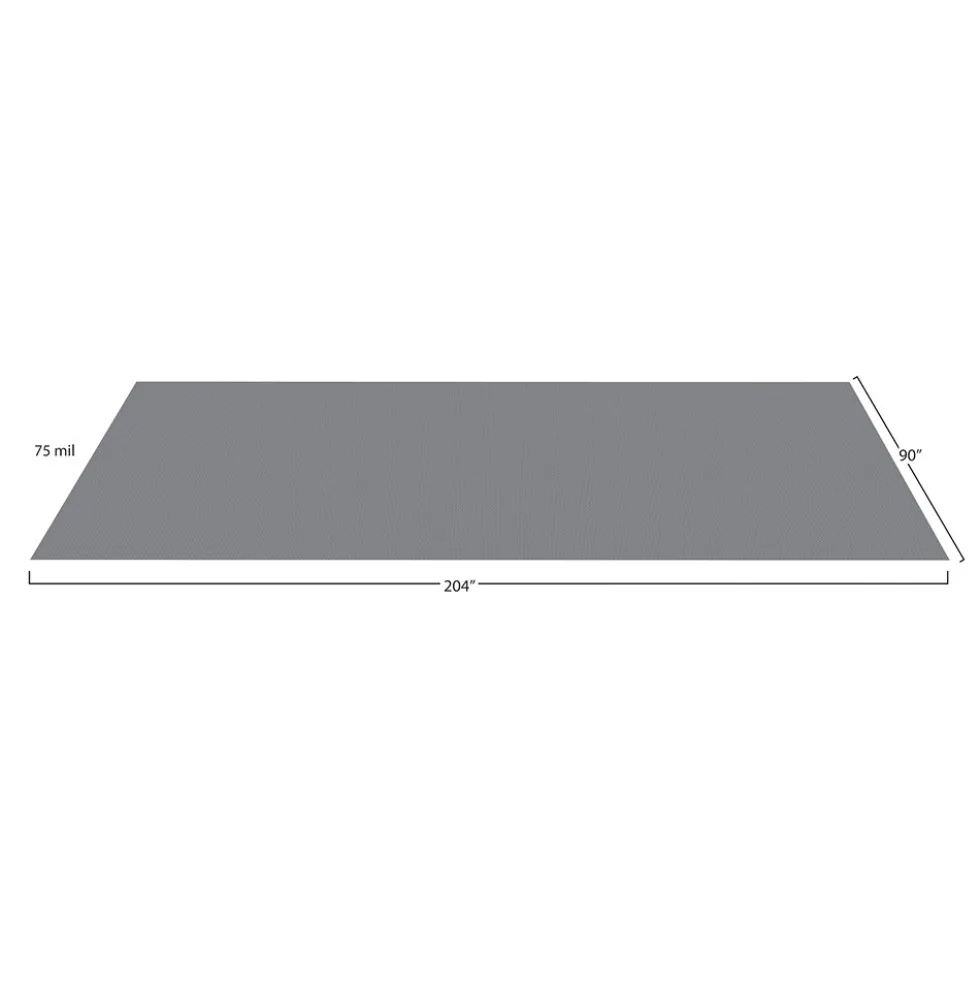 G-Floor Diamond Tread Garage Floor Roll 1.9 mm x 7.6x17 Ft.