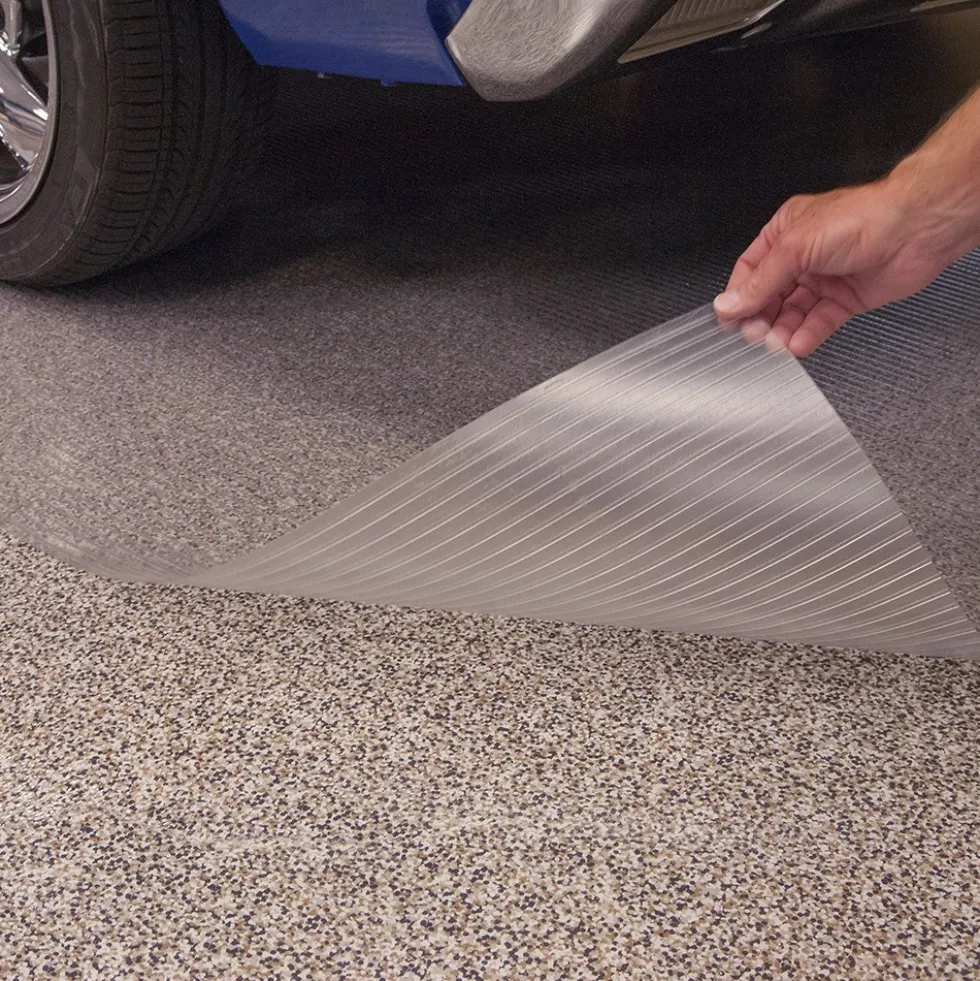 G-Floor Ribbed Tread Garage Floor Roll 1.4 mm x 7.5x17 Ft.