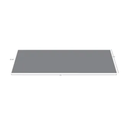 G-Floor Ribbed Tread Garage Floor Roll 1.4 mm x 8.5x22 Ft.