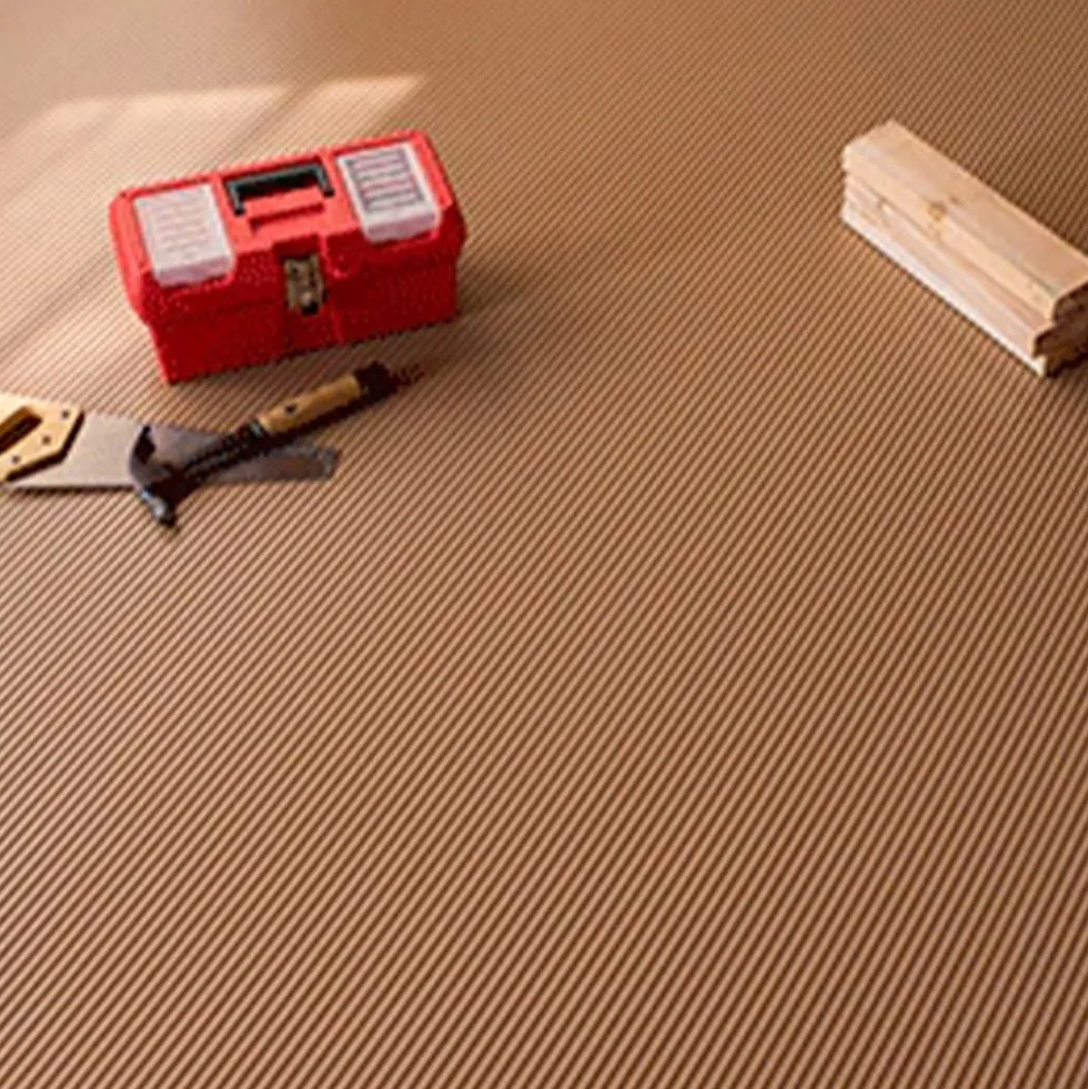 G-Floor Ribbed Tread Vinyl Multipurpose Roll 1.4 mm x 5x10 Ft.