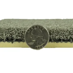 Greatmats Gym Turf Value 3/4 Inch x 15 Ft. Wide 5 mm Foam - Gray