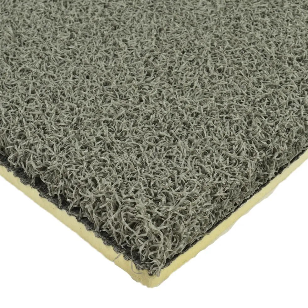 Greatmats Gym Turf Value 3/4 Inch x 15 Ft. Wide 5 mm Foam - Gray
