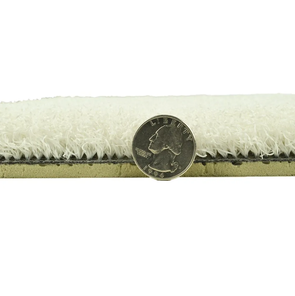 Greatmats Gym Turf Value 3/4 Inch x 15 Ft. Wide 5 mm Foam - White