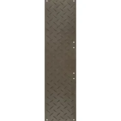 Ground Protection Mats Black 1/2 Inch x 2x8 Ft. Diamond/Diamond